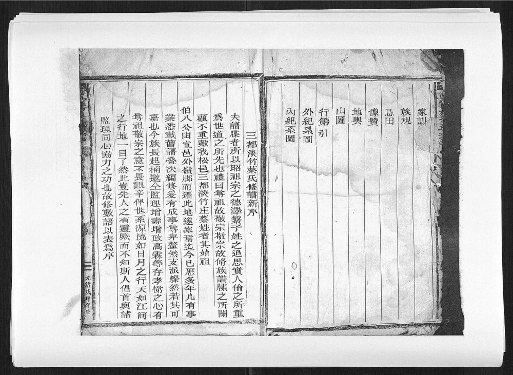 图片[2]-浙江丽水松阳三都淡竹蔡氏宗谱电子版PDF下载-中华家谱网