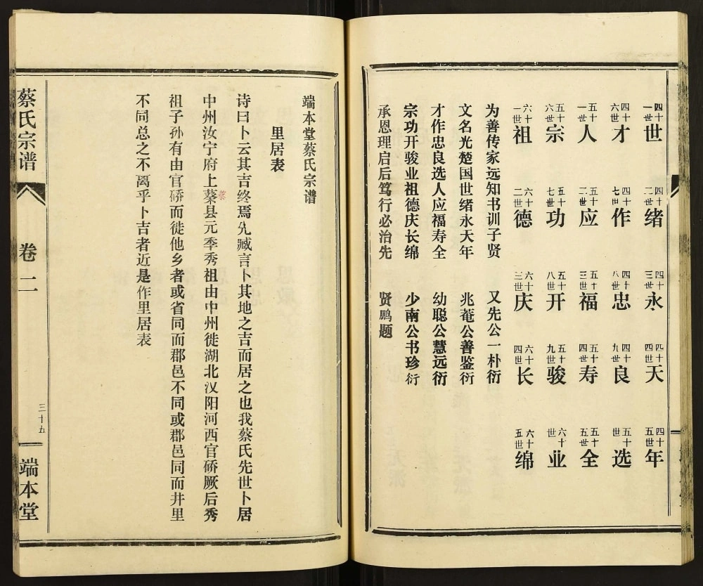 图片[5]-湖北武汉蔡甸区蔡氏宗谱（端本堂）电子版PDF下载-中华家谱网