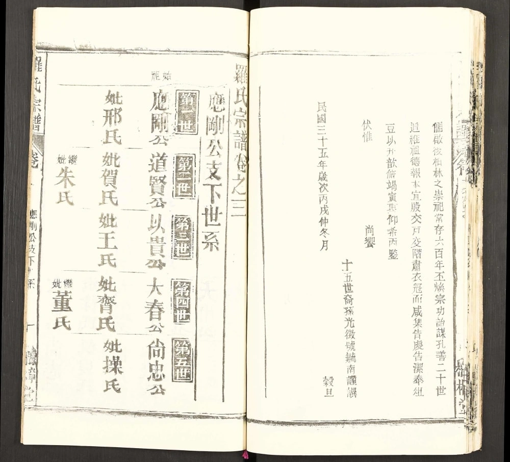 图片[6]-湖北武汉新洲区罗氏宗谱（敦本堂）电子版PDF下载-中华家谱网