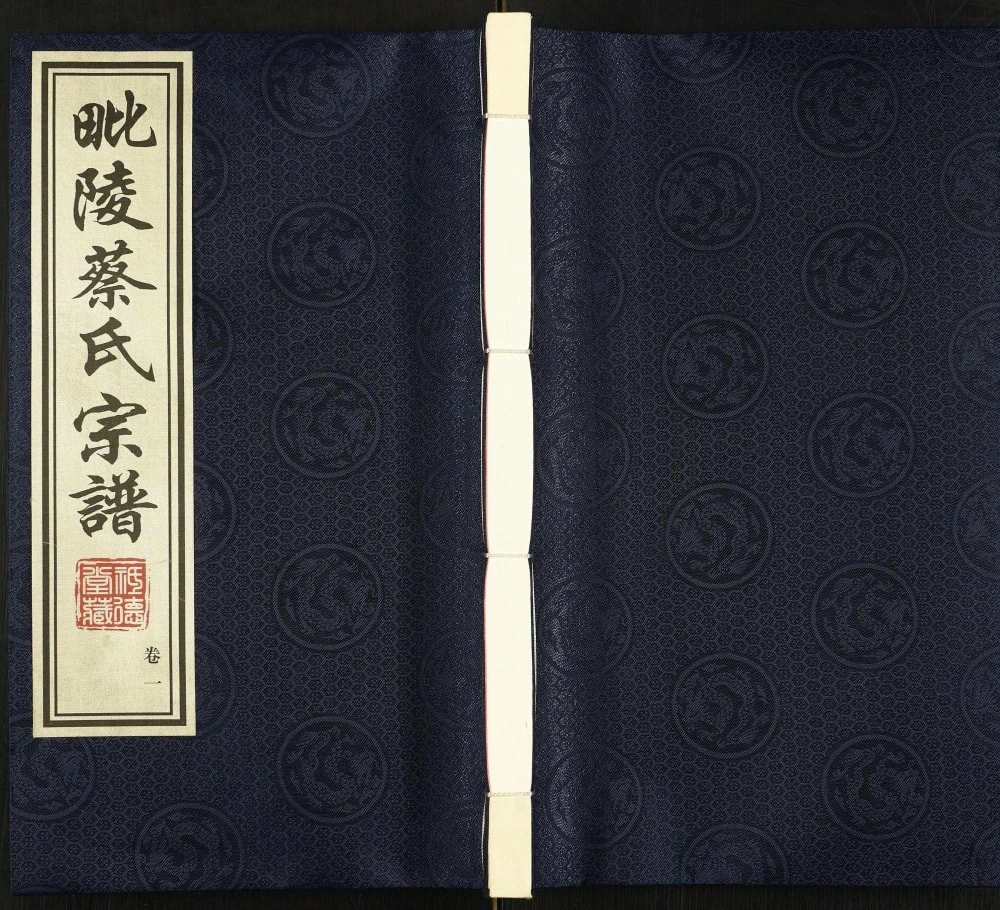 图片[1]-江苏常州武进区毗陵蔡氏宗谱（祗德堂）电子版PDF下载-中华家谱网