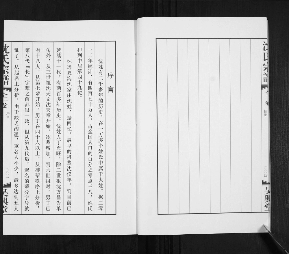 图片[3]-安徽蚌埠怀远双沟沈家庄沈氏宗谱（吴兴堂）电子版PDF下载-中华家谱网
