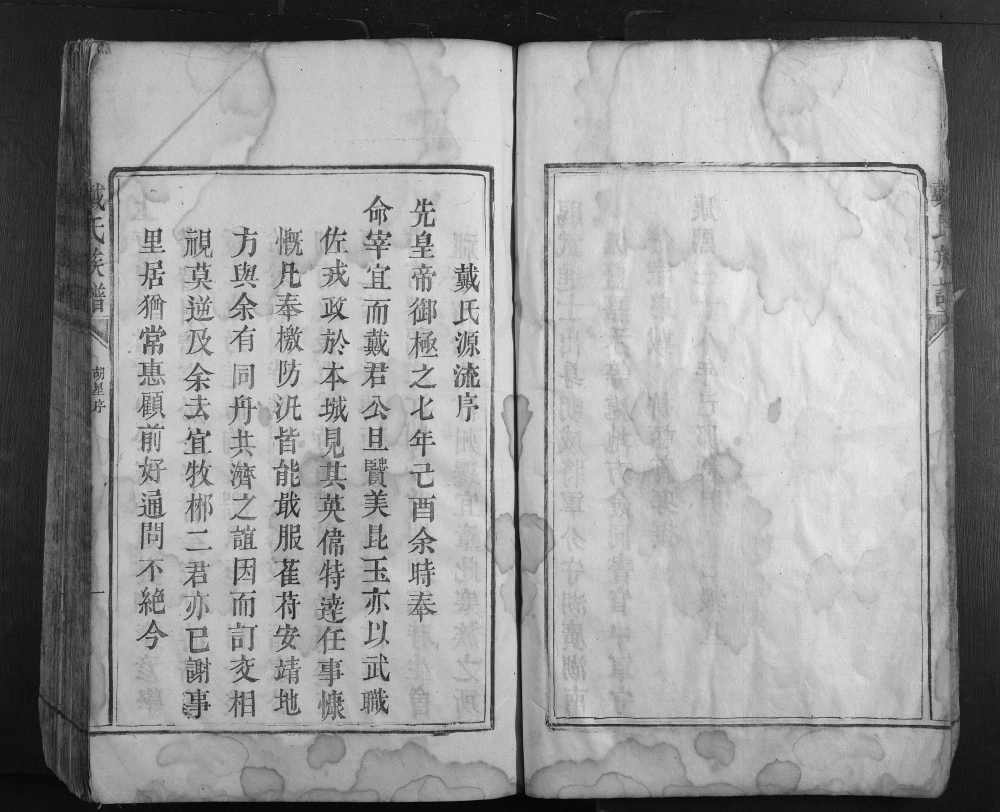 图片[1]-湖南郴州宜章县戴氏族谱电子版PDF下载-中华家谱网