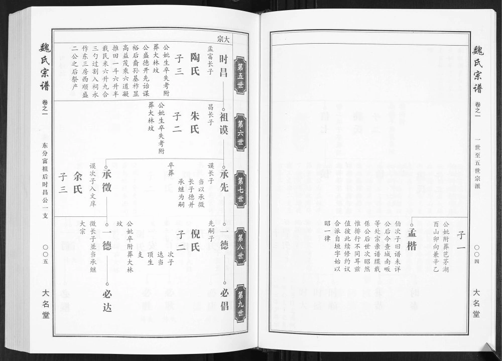 图片[8]-湖北武汉新洲区魏氏六续宗谱（大名堂）电子版PDF下载-中华家谱网