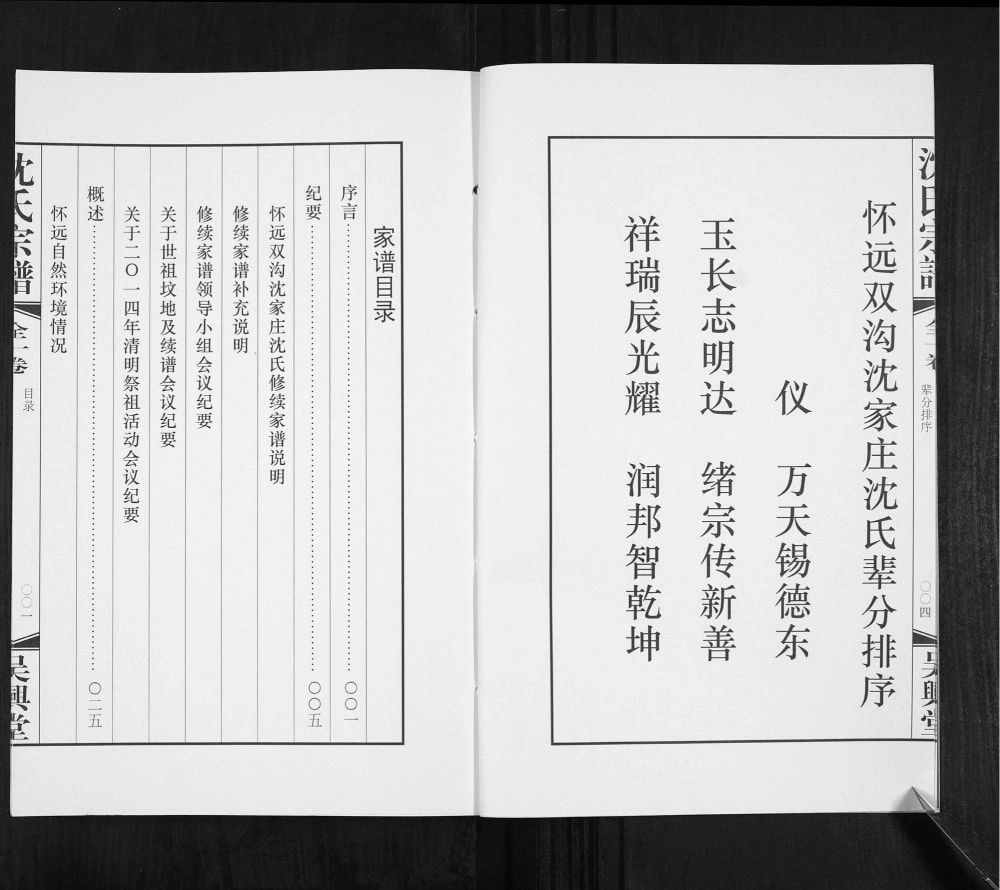 图片[2]-安徽蚌埠怀远双沟沈家庄沈氏宗谱（吴兴堂）电子版PDF下载-中华家谱网