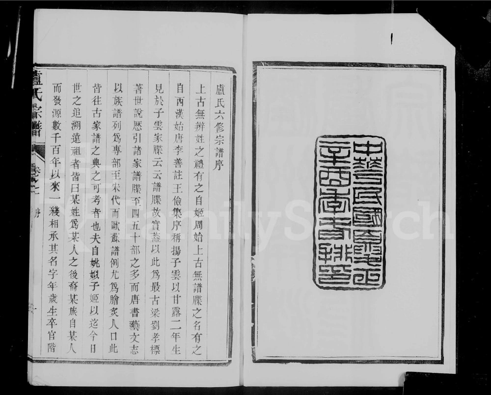 图片[1]-江苏镇江润州开沙卢氏宗谱电子版PDF下载-中华家谱网