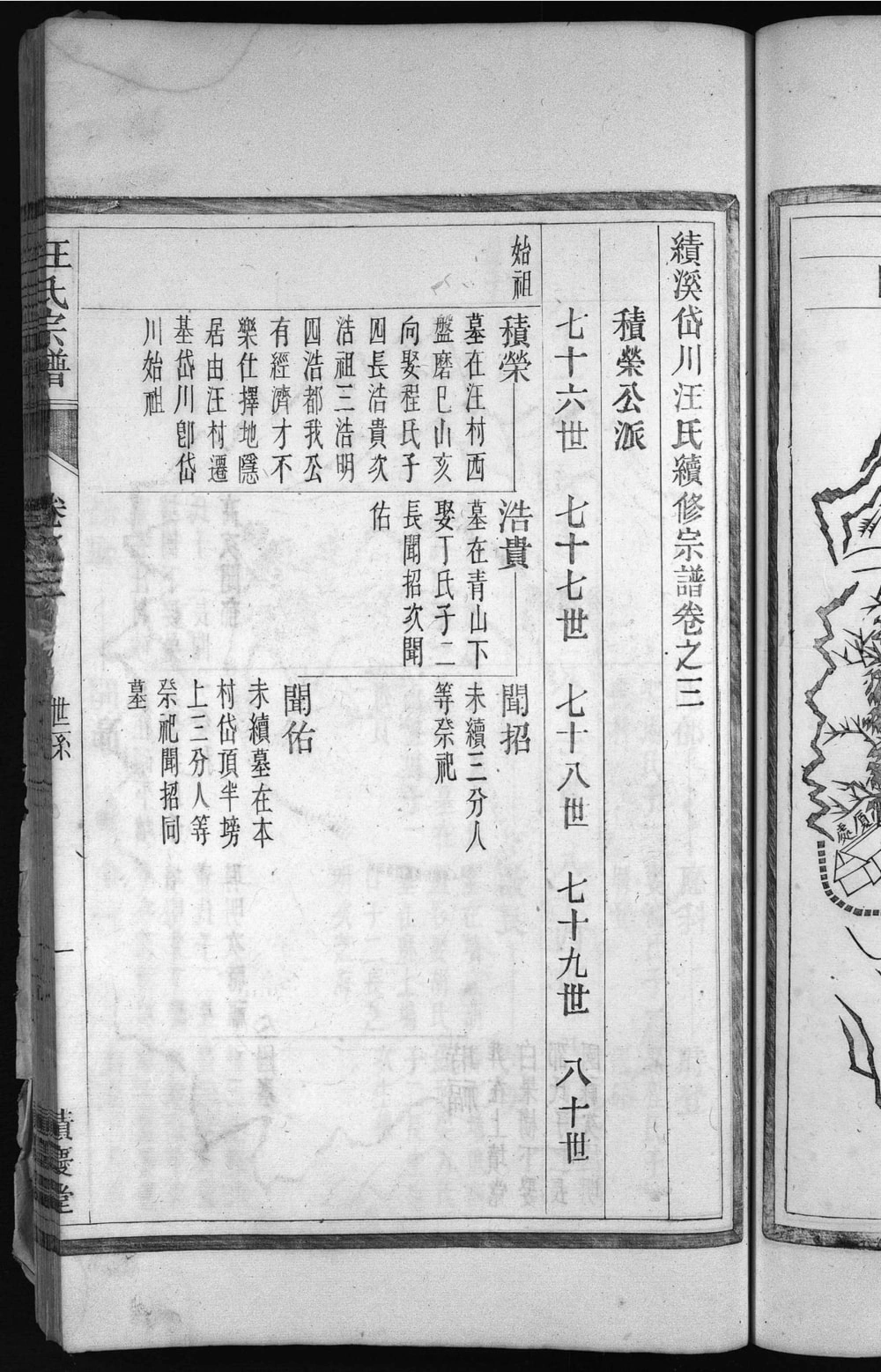 图片[3]-安徽宣城绩溪岱川汪氏宗谱（绩庆堂）电子版PDF下载-中华家谱网