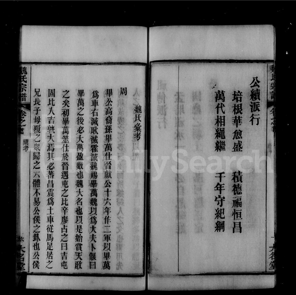 图片[5]-湖北武汉新洲区魏氏宗谱（大名堂）电子版PDF下载-中华家谱网