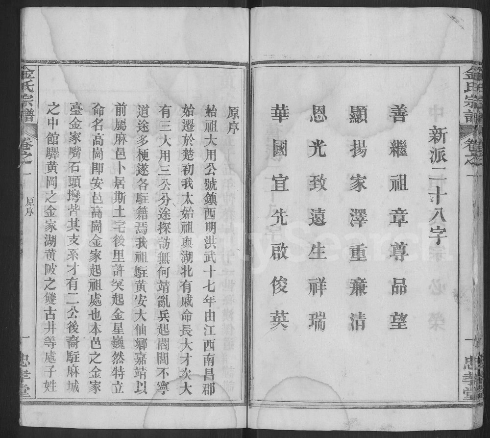 图片[5]-湖北黄冈红安县金氏宗谱（忠孝堂）电子版PDF下载-中华家谱网