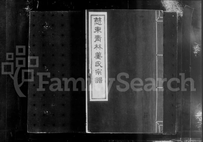 浙江慈溪慈东青林姜氏宗谱(崇本堂)电子版PDF下载-中华家谱网