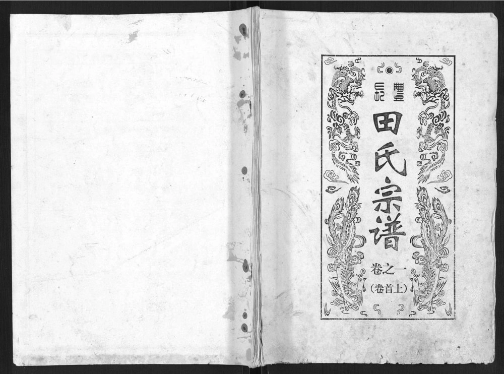 图片[1]-安徽合肥长丰县田氏宗谱（紫荆堂）电子版PDF下载-中华家谱网