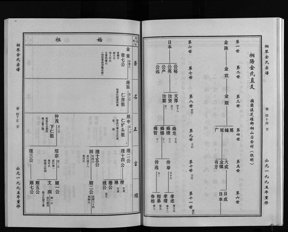 图片[4]-浙江金华武义县桐琴金氏宗谱电子版PDF下载-中华家谱网