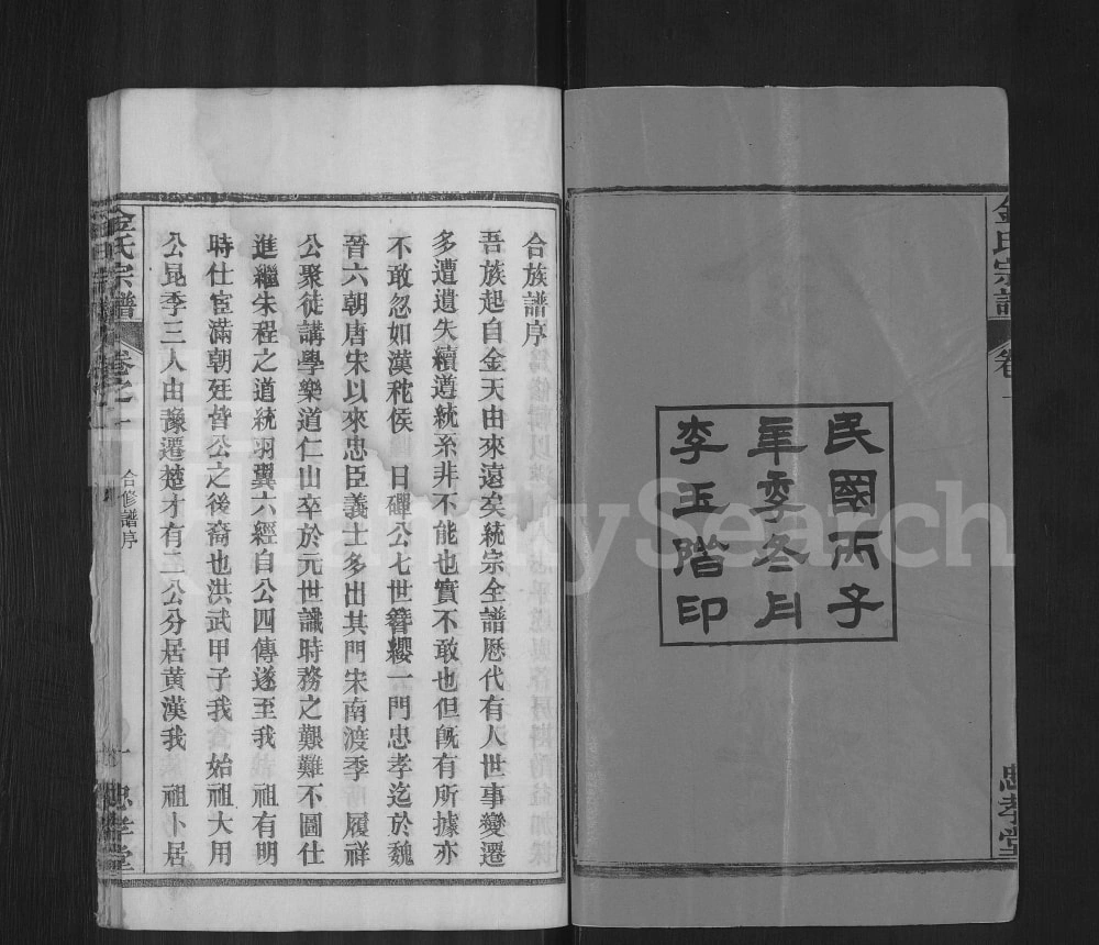 图片[2]-湖北黄冈红安县金氏宗谱（忠孝堂）电子版PDF下载-中华家谱网