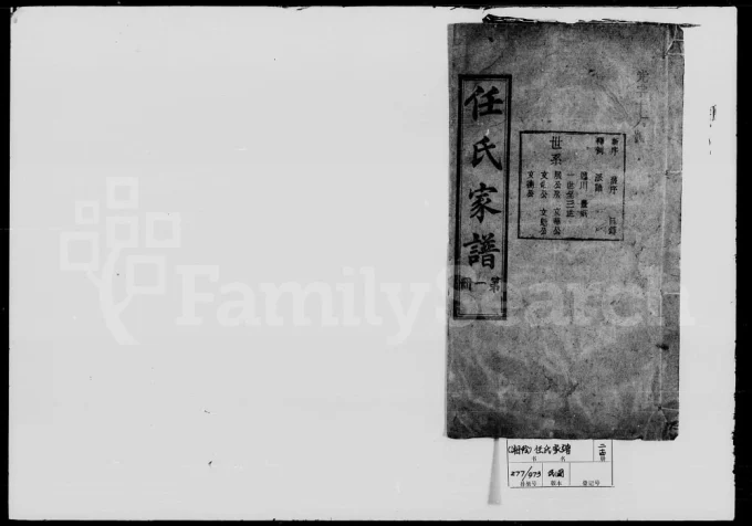 湖南湘阴长沙任氏家谱(乐安堂)电子版PDF下载-中华家谱网