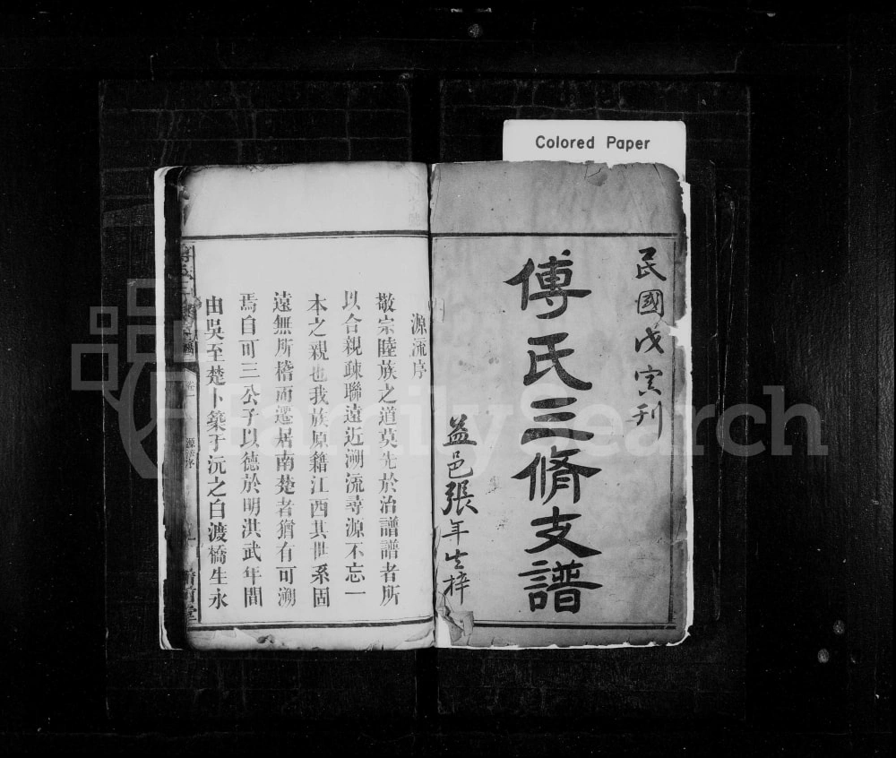 图片[2]-湖南沅江傅氏三修支谱（清河堂）电子版PDF下载-中华家谱网