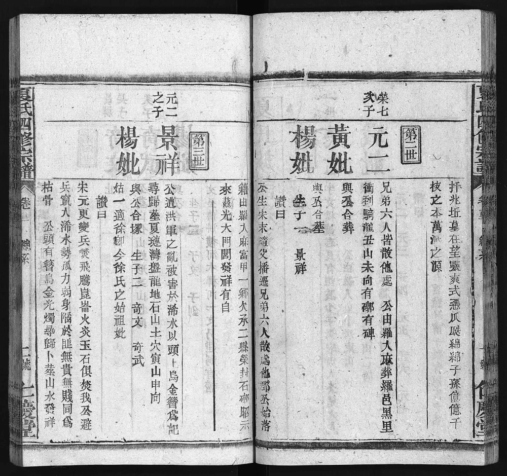 图片[6]-湖北麻城西陵白石山夏氏族谱（仁庆堂）电子版PDF下载-中华家谱网