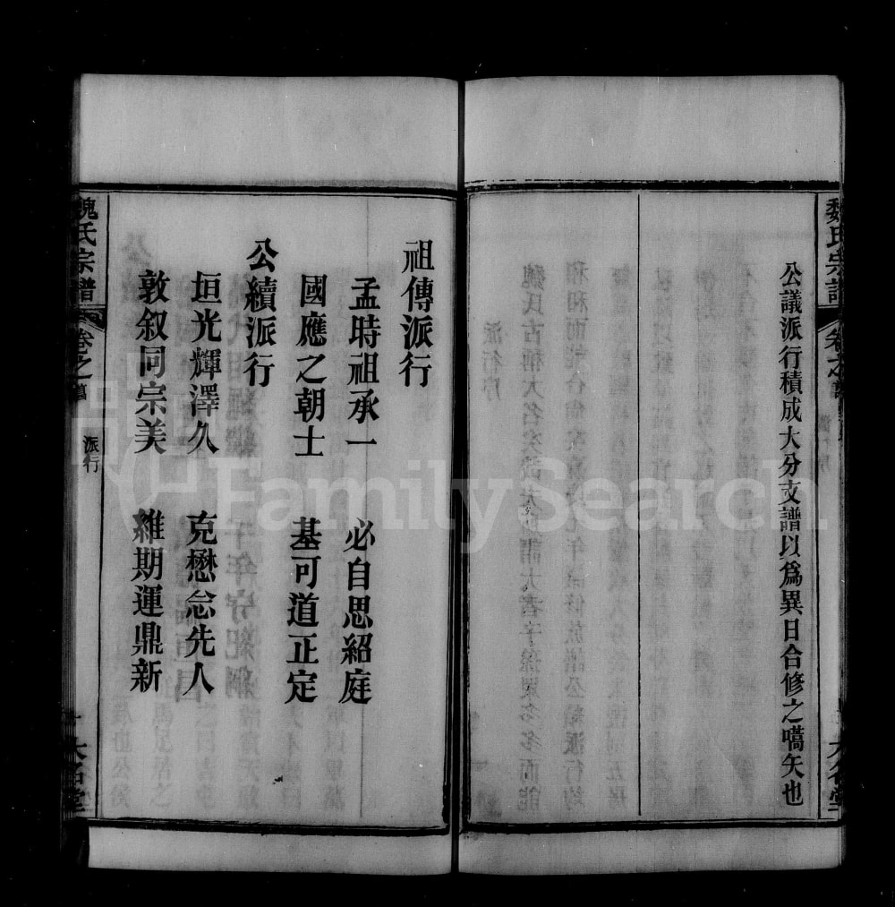 图片[4]-湖北武汉新洲区魏氏宗谱（大名堂）电子版PDF下载-中华家谱网