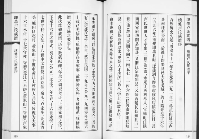 山东青岛即墨荒洼村卢氏族谱电子版PDF下载-中华家谱网