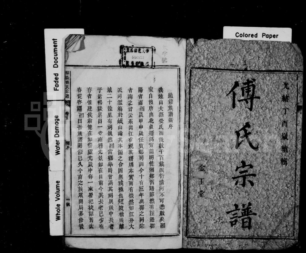 图片[1]-湖南邵阳邵陵傅氏宗谱（金玉堂）电子版PDF下载-中华家谱网