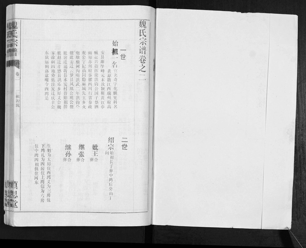 图片[6]-湖北孝感魏氏宗谱（钜鹿堂、慎思堂）电子版PDF下载-中华家谱网