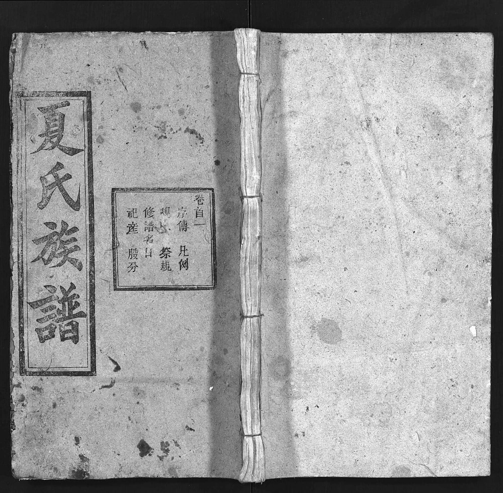 图片[1]-湖北麻城西陵白石山夏氏族谱（仁庆堂）电子版PDF下载-中华家谱网