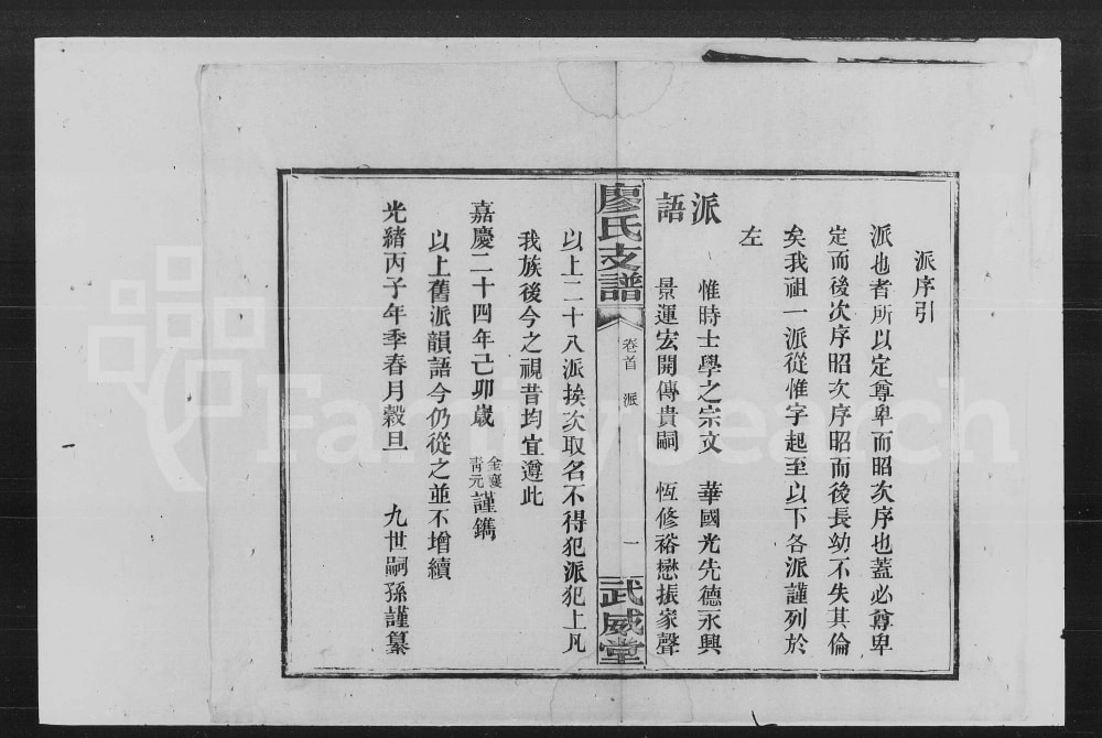 图片[4]-湖南长沙廖氏续修支谱（武威堂）电子版PDF下载-中华家谱网