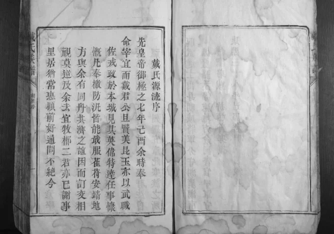 湖南郴州宜章县戴氏族谱电子版PDF下载-中华家谱网