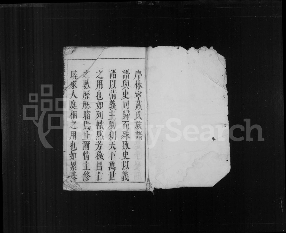 图片[1]-安徽黄山休宁戴氏族谱电子版PDF下载-中华家谱网