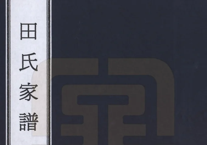 山东德州田氏家谱电子版PDF下载-中华家谱网