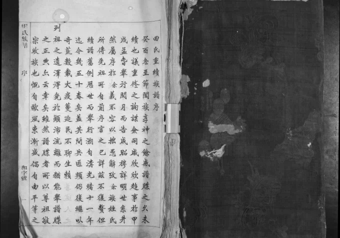 陕西渭南合阳县田氏族谱电子版PDF下载-中华家谱网