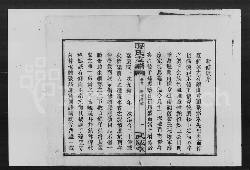 图片[3]-湖南长沙廖氏续修支谱（武威堂）电子版PDF下载-中华家谱网