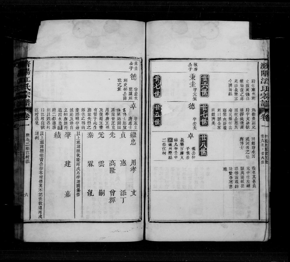 图片[5]-安徽黄山黟县济阳江氏宗谱电子版PDF下载-中华家谱网